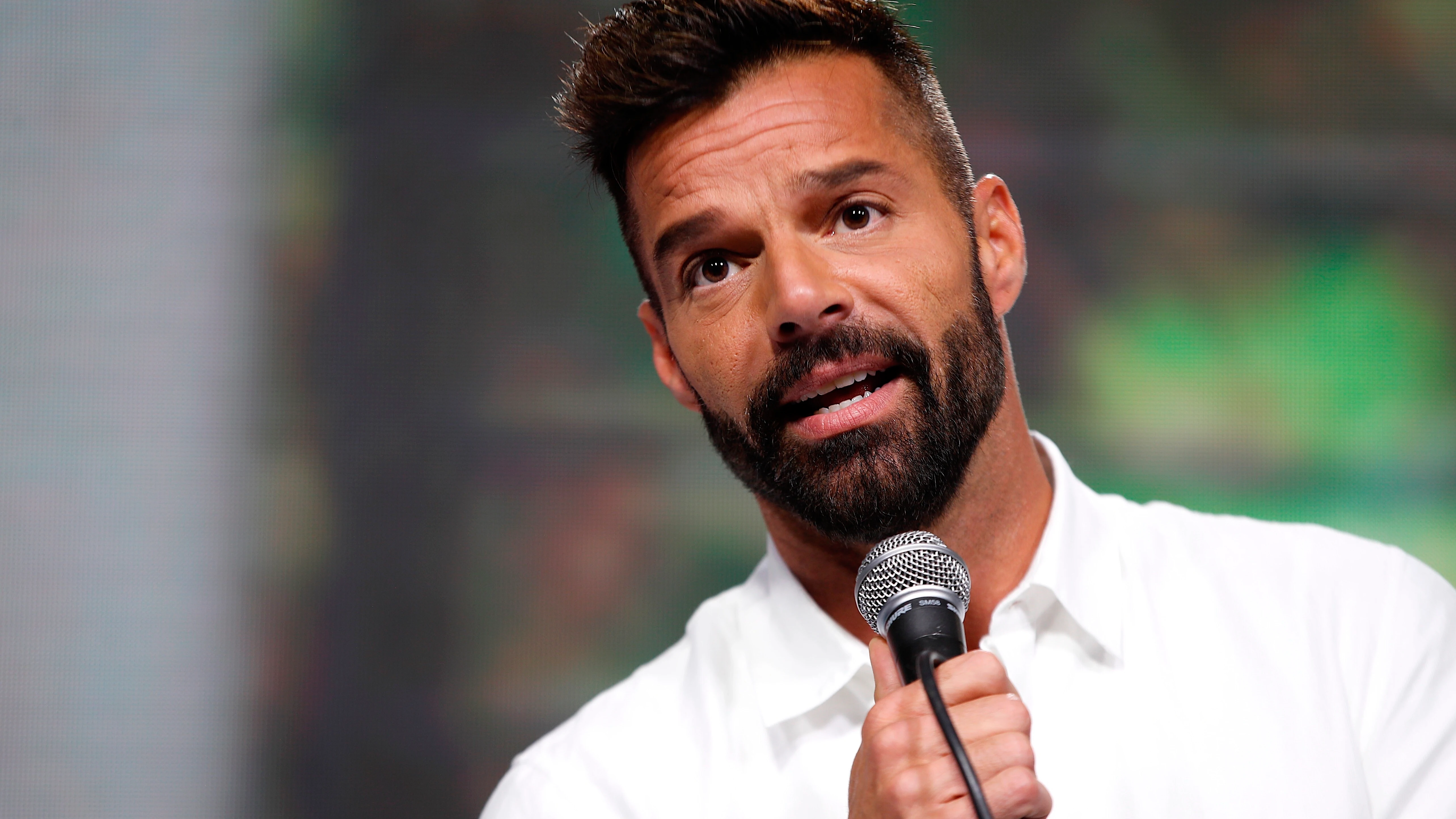 El cantante puertorriqueño Ricky Martin