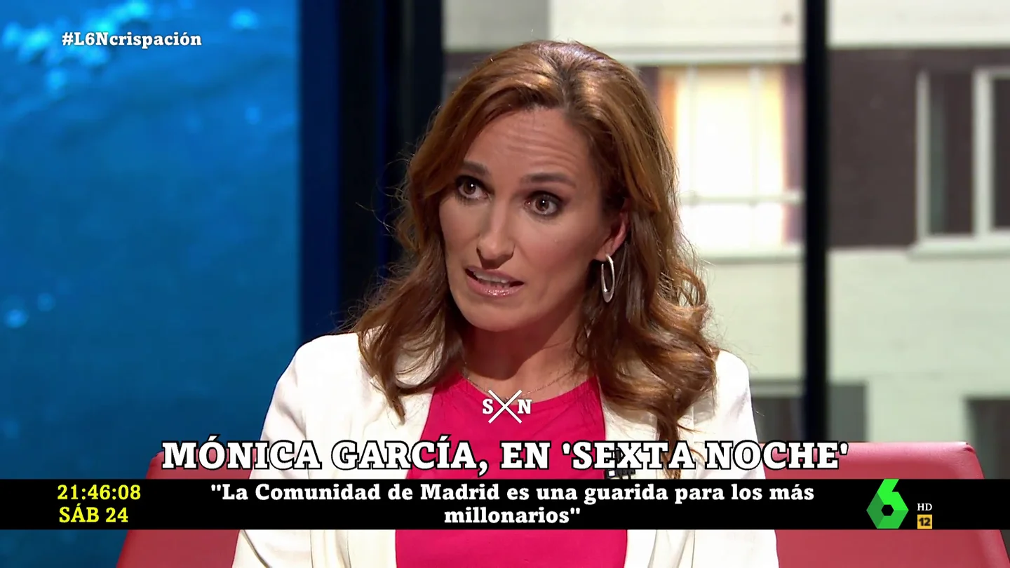 La crítica de Mónica García (Más Madrid) a la fiscalidad de Ayuso: "Madrid es una guarida para los más millonarios" La crítica de Mónica García (Más Madrid) a la fiscalidad de Ayuso: "Madrid es una guarida para los más millonarios"