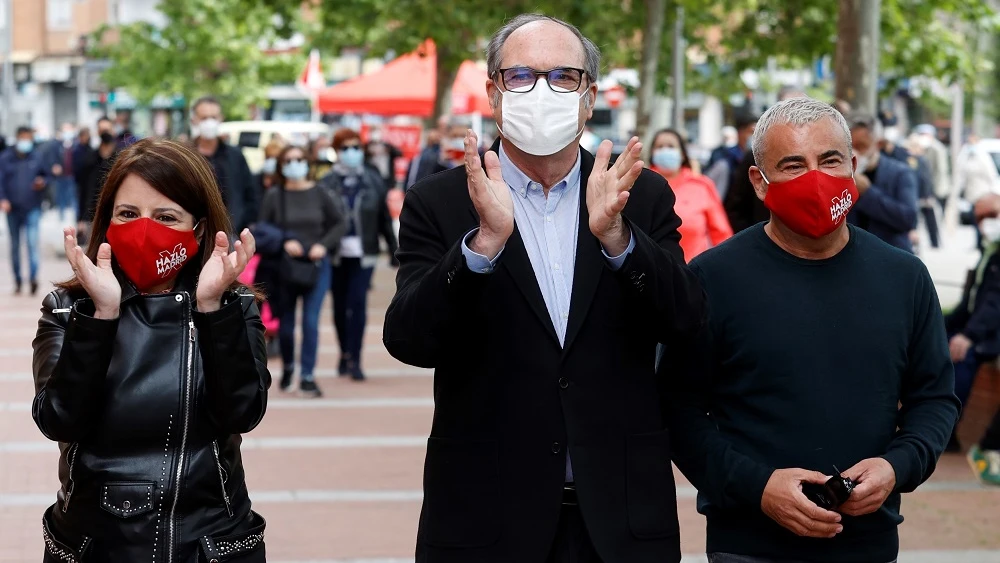 Jorge Javier Vázquez en un acto de Gabilondo