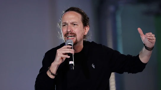 Pablo Iglesias en un mitin de Podemos Pablo Iglesias en un mitin de Podemos