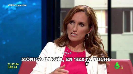Mónica García denuncia que Monasterio "traspasó una línea roja" y cree que "Ayuso es rehén de las propuestas de Vox" Mónica García denuncia que Monasterio "traspasó una línea roja" y cree que "Ayuso es rehén de las propuestas de Vox"