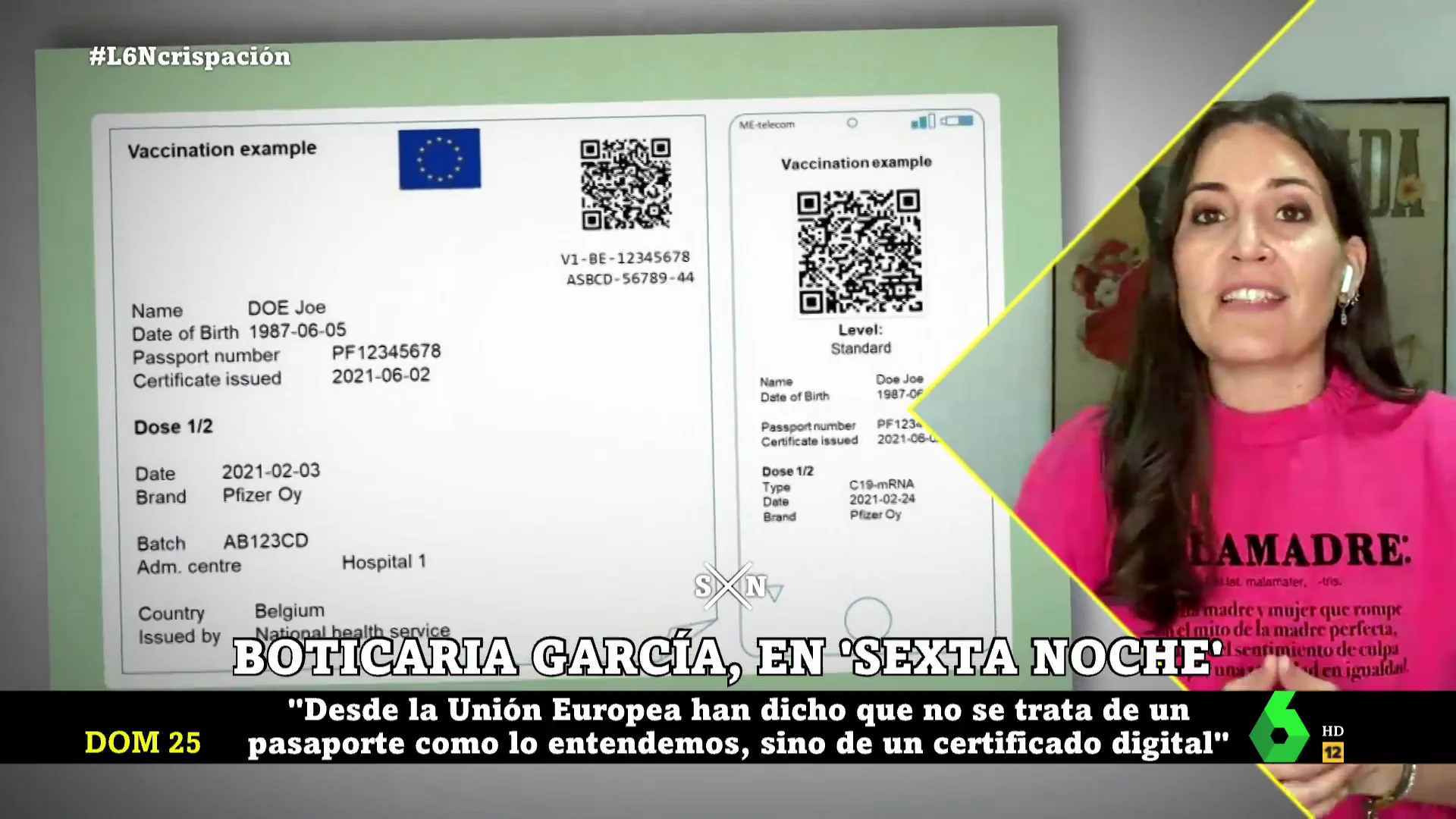 Pasaporte COVID: Boticaria García nos guía por el certificado que propone la UE para viajar