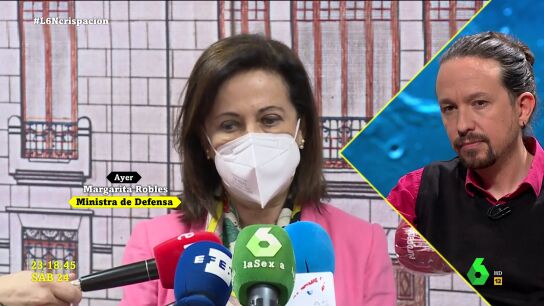 La respuesta de Pablo Iglesias a Margarita Robles tras afirmar que no le "har&aacute; la campa&ntilde;a"