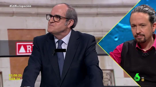 Pablo Iglesias, ante el cambio de opinión de Ángel Gabilondo sobre pactar con Podemos: "Se dan cuenta de que se equivocaban" Pablo Iglesias, ante el cambio de opinión de Ángel Gabilondo sobre pactar con Podemos: "Se dan cuenta de que se equivocaban"