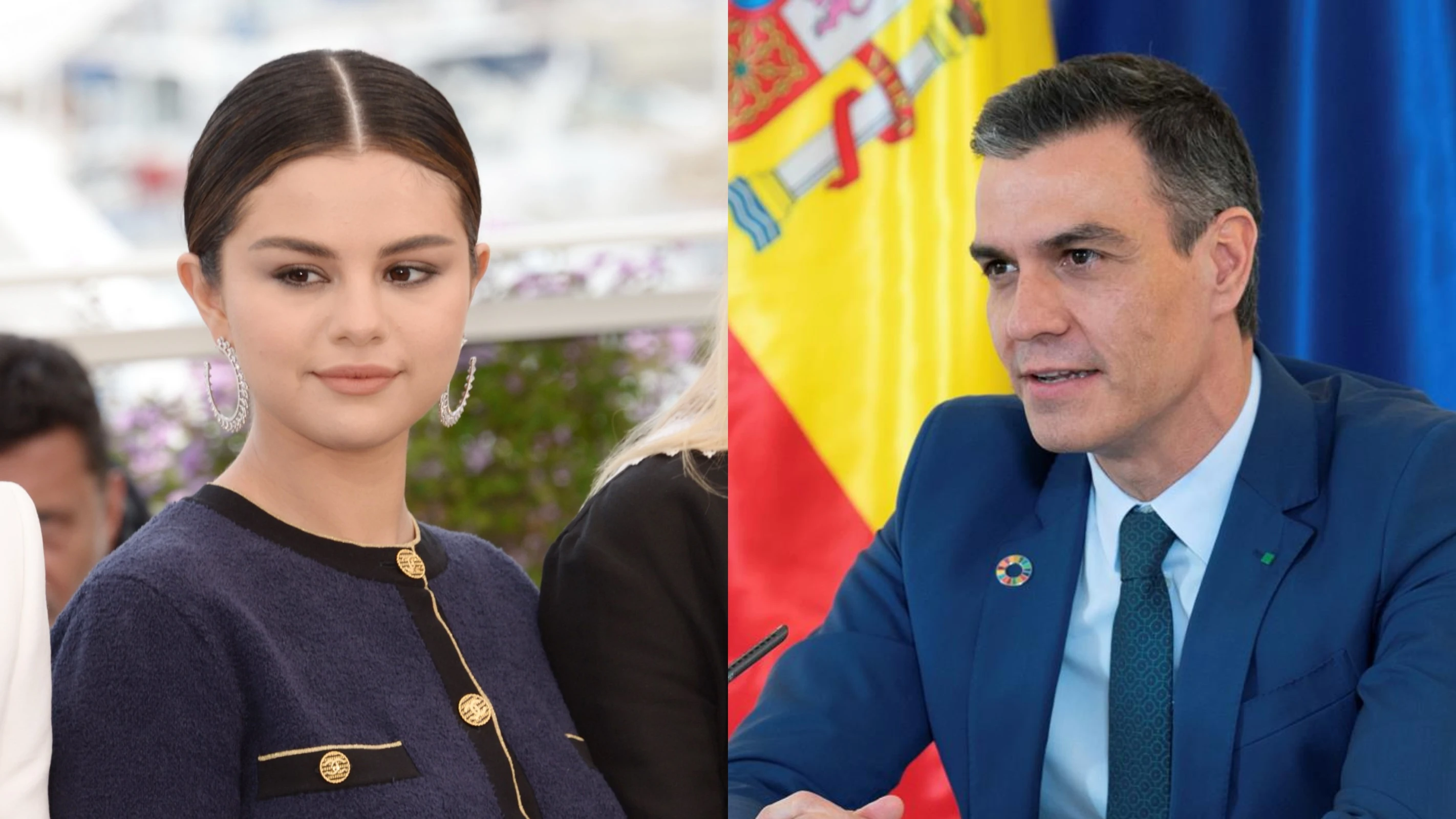 Selena Gómez y Pedro Sánchez