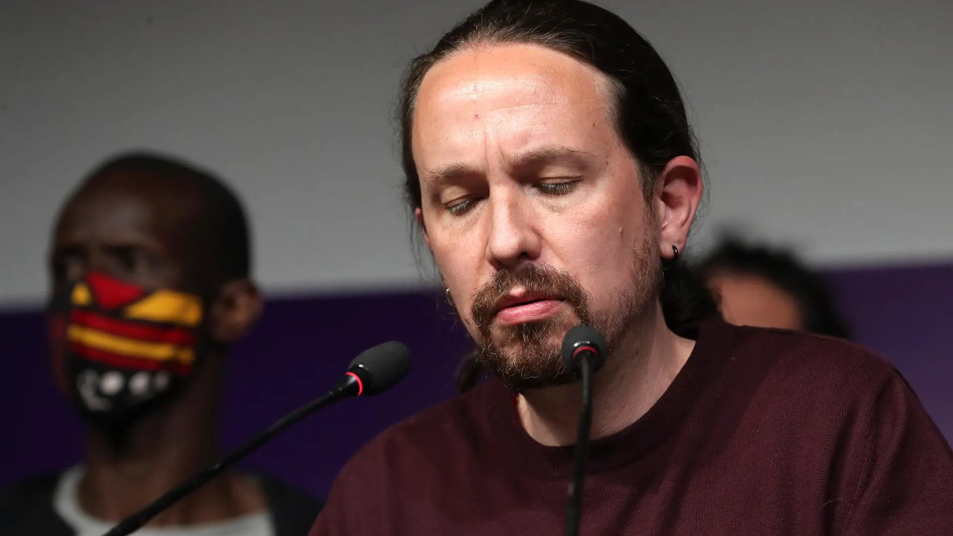 Pablo Iglesias comparece tras conocer los resultados del 4M