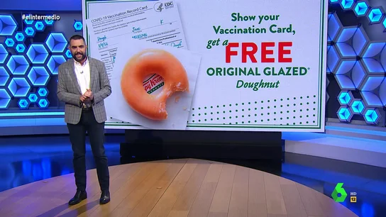 Donuts gratis durante un año y otras surrealistas iniciativas para fomentar la vacunación en EEUU Donuts gratis durante un año y otras surrealistas iniciativas para fomentar la vacunación en EEUU