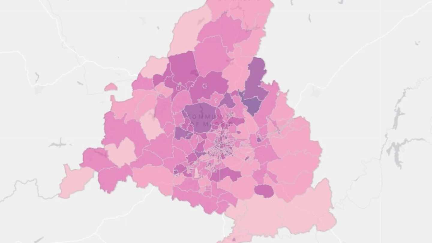Estas son las zonas de salud confinadas por el coronavirus en la Comunidad de Madrid Estas son las zonas de salud confinadas por el coronavirus en la Comunidad de Madrid