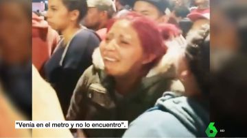 La madre del menor fallecido en el accidente del Metro de México