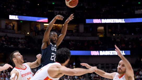 Espa&ntilde;a y Estados Unidos en un amistoso en 2019