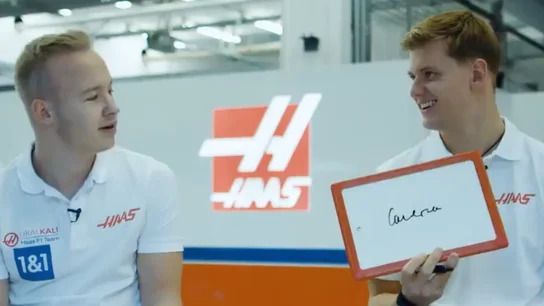 Mick Schumacher y Nikita Mazepin Mick Schumacher y Nikita Mazepin