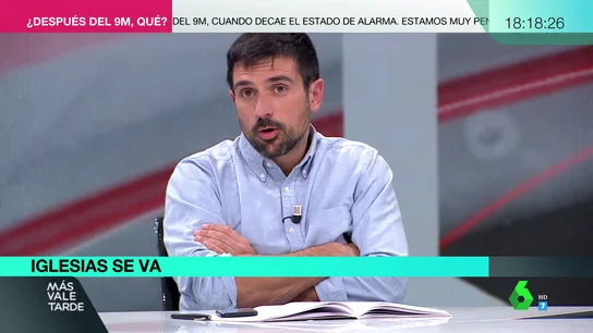 Más Vale Tarde (05-05-21) Ramón Espinar critica las palabras de Monedero y pide reflexionar "con humildad": "Nos han pegado un bofetón de realidad" Más Vale Tarde (05-05-21) Ramón Espinar critica las palabras de Monedero y pide reflexionar "con humildad": "Nos han pegado un bofetón de realidad"