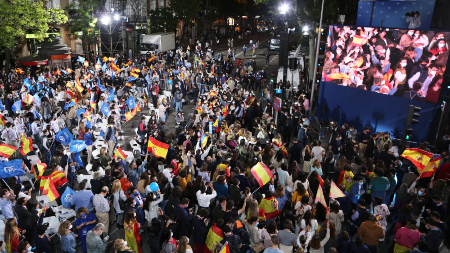 El PP gana las elecciones madrile&ntilde;as, Ciudadanos desaparece de la Asamblea y Pablo Iglesias se despide de la pol&iacute;tica
