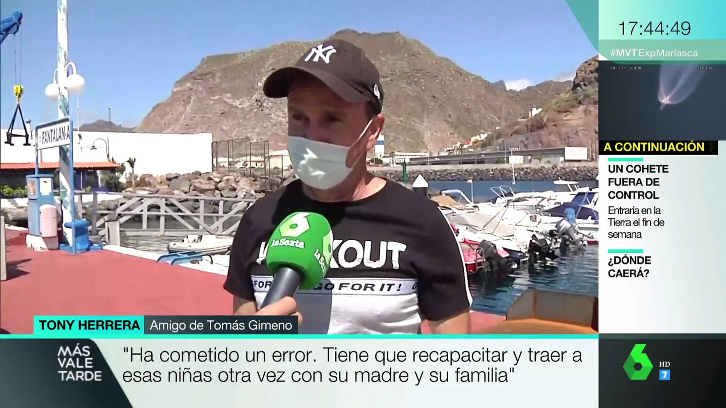 Un amigo de Tomás Gimeno habla sobre su posible paradero: "Se ha ido a un punto de la costa africana" Un amigo de Tomás Gimeno habla sobre su posible paradero: "Se ha ido a un punto de la costa africana"