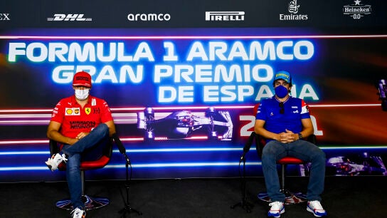 Carlos Sainz y Fernando Alonso