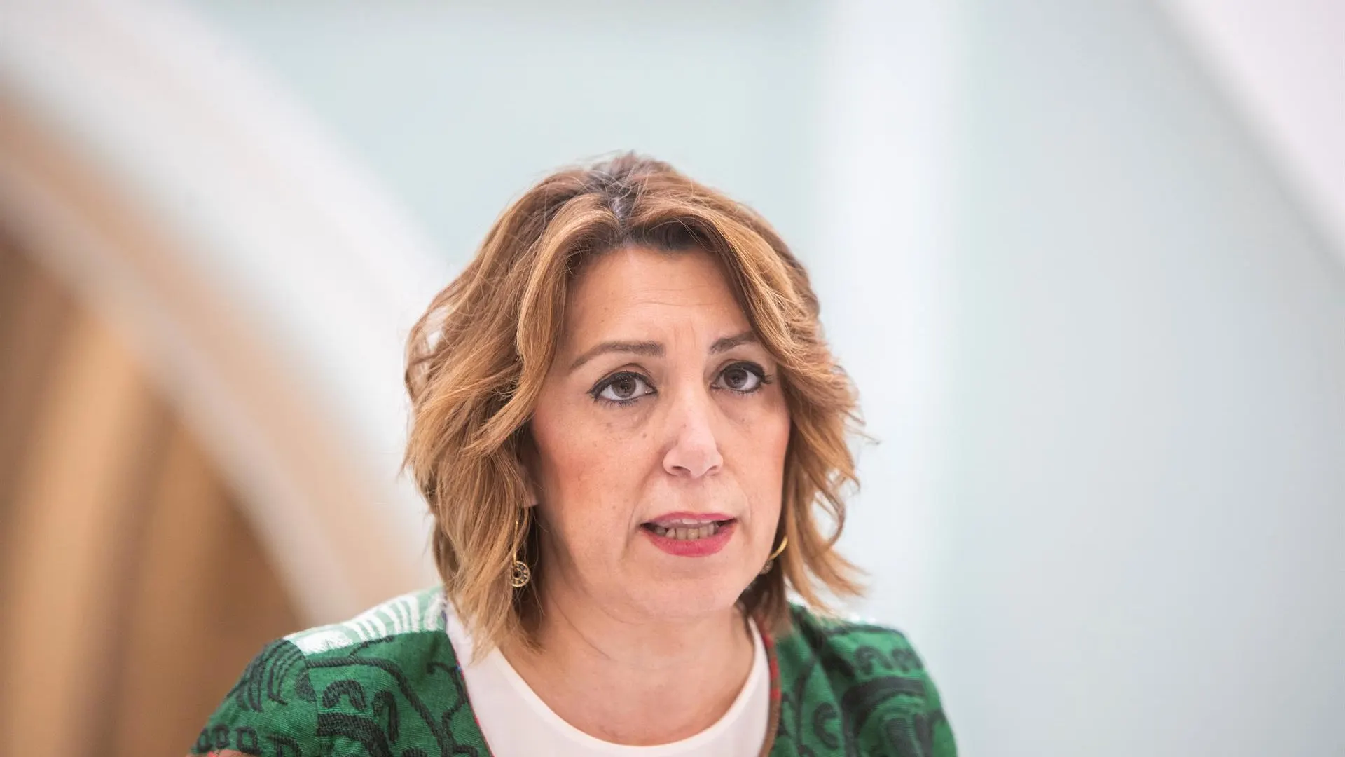 La secretaria general del PSOE-A, Susana Díaz