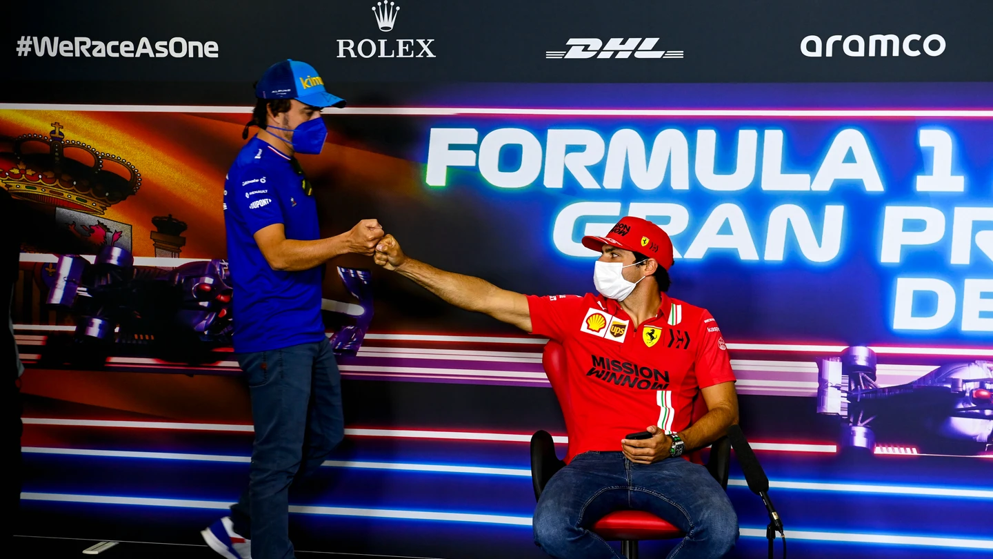 Fernando Alonso y Carlos Sainz Fernando Alonso y Carlos Sainz