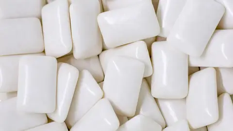 Chicles de color blanco Chicles de color blanco