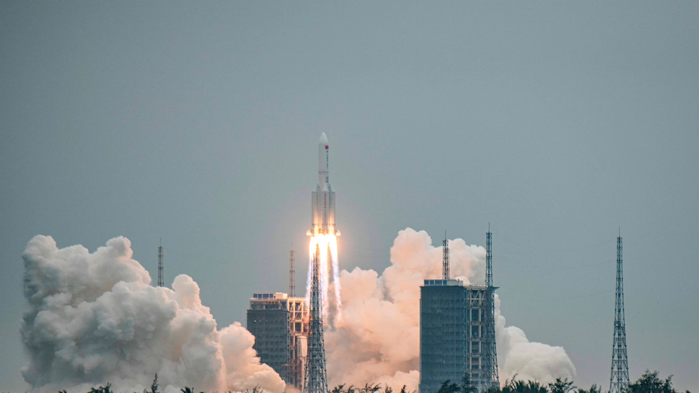 El módulo clave enviado por China para su estación espacial. El módulo clave enviado por China para su estación espacial.