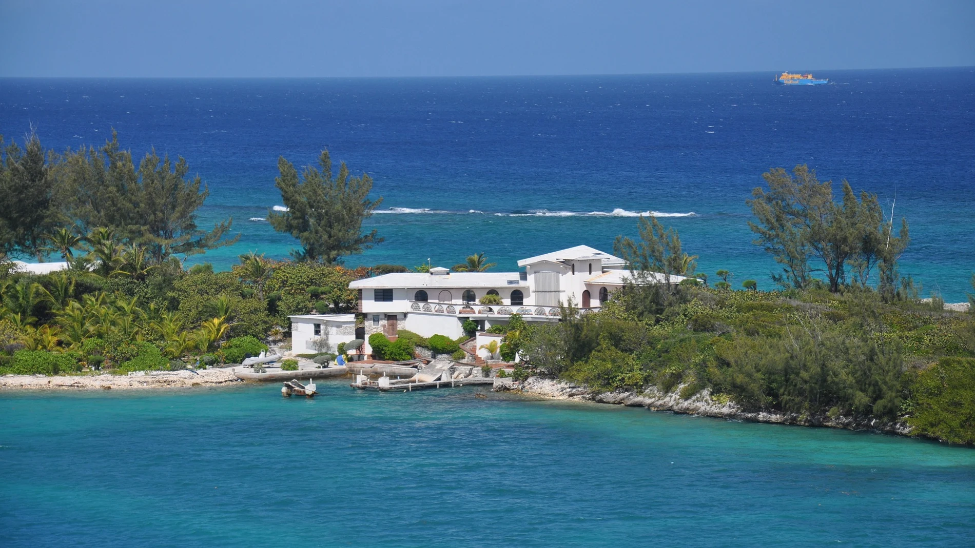 Imagen recurso de una isla en las Bahamas