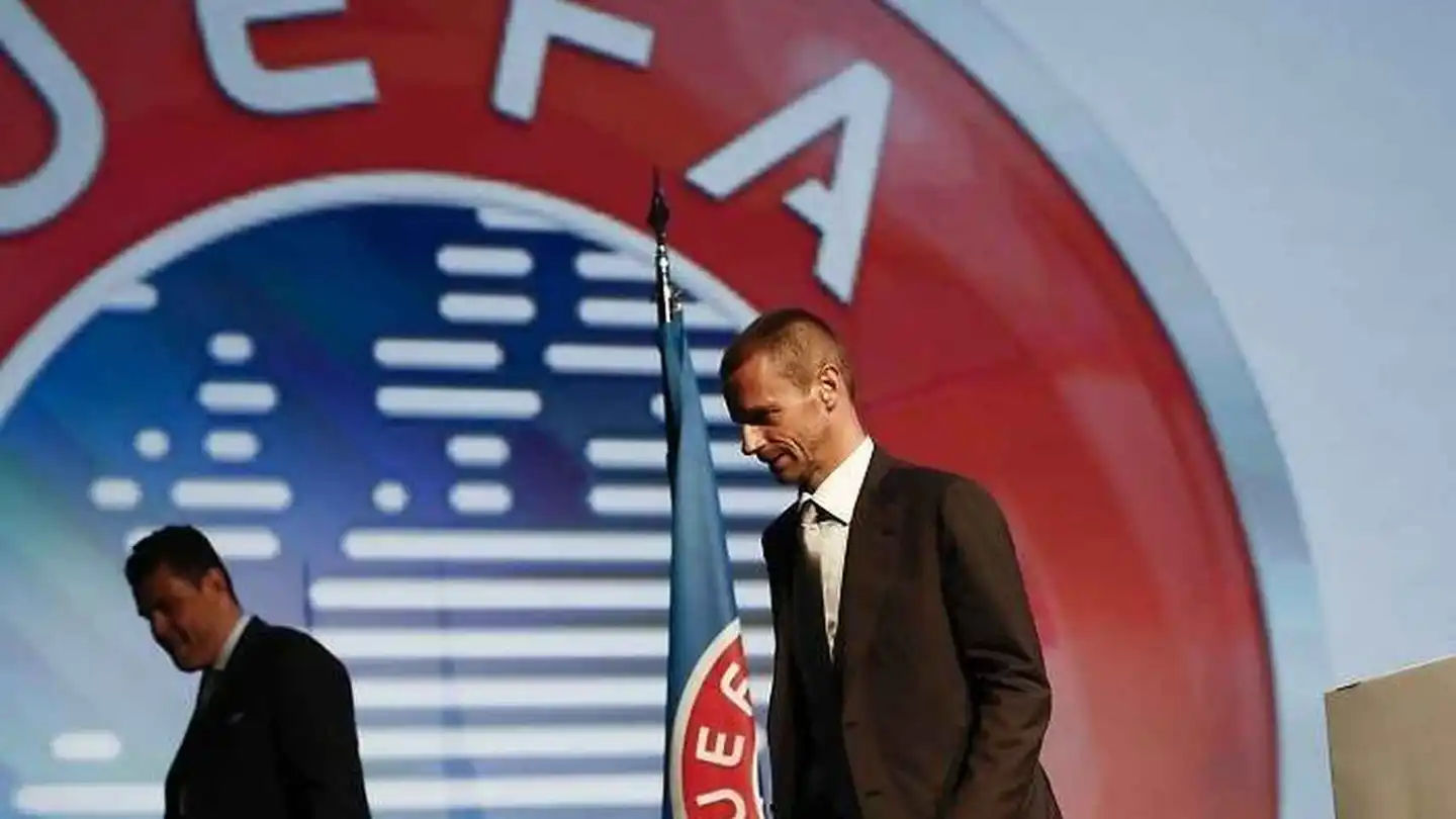 El presidente de UEFA, Aleksander Ceferin, en una imagen de archivo El presidente de UEFA, Aleksander Ceferin, en una imagen de archivo