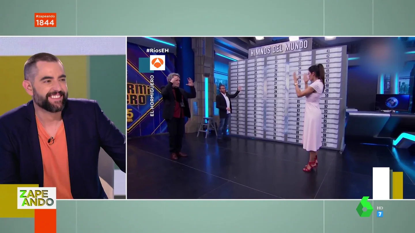La reacción de Dani Mateo al error de Pilar Rubio en un reto de El Hormiguero: "Ha demostrado que también es humana" La reacción de Dani Mateo al error de Pilar Rubio en un reto de El Hormiguero: "Ha demostrado que también es humana"