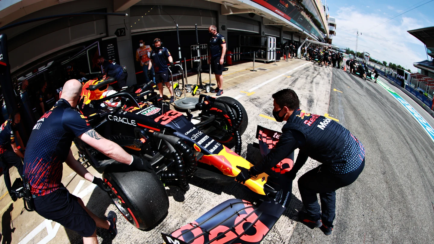 El monoplaza de Max Verstappen El monoplaza de Max Verstappen