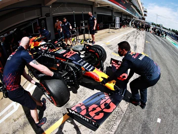 El monoplaza de Max Verstappen El monoplaza de Max Verstappen