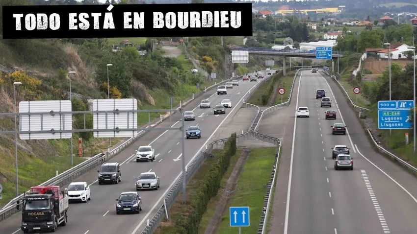 Vista de la AS-II que une Oviedo y Gijón