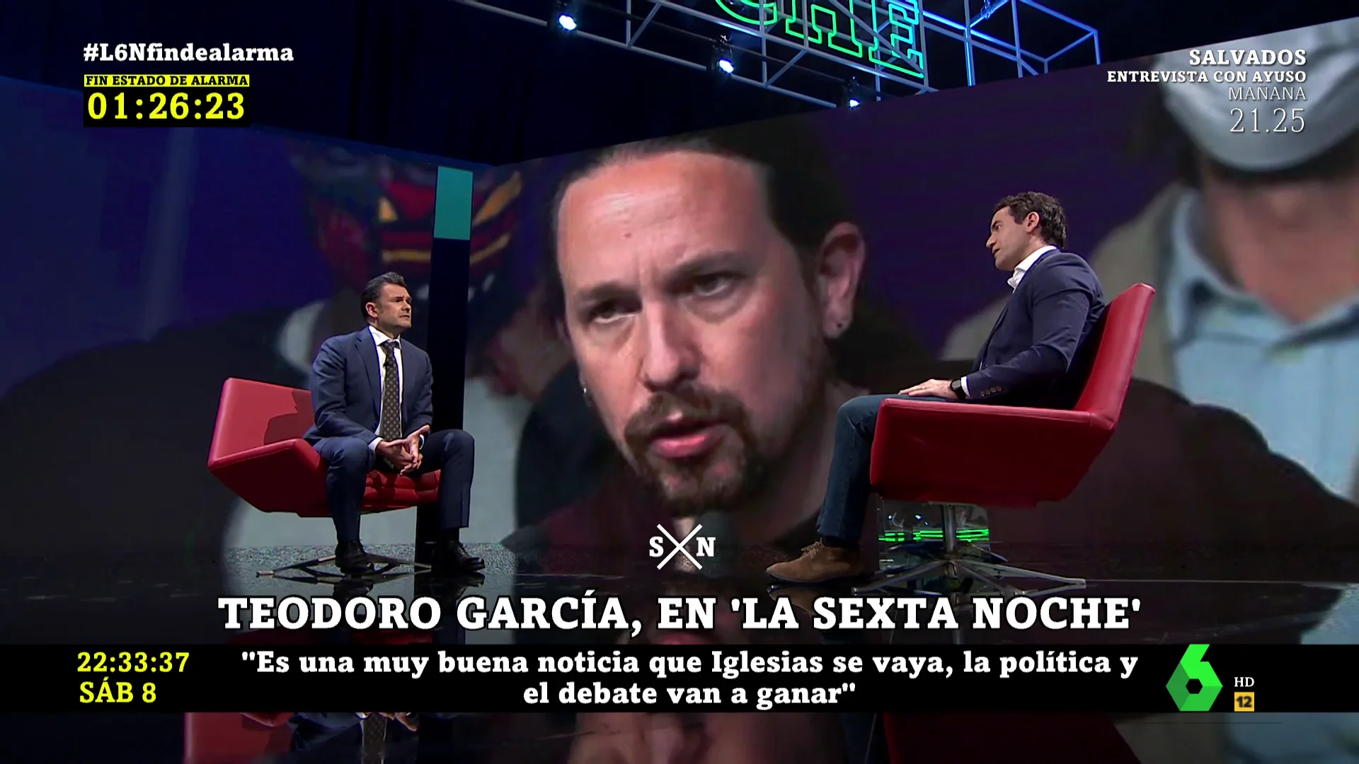 García Egea en laSexta Noche