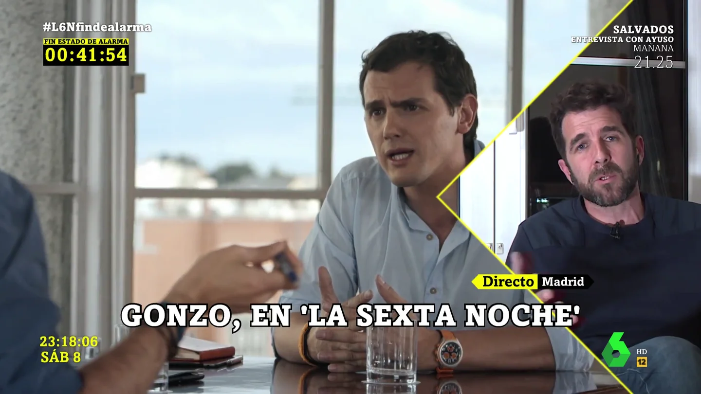 Gonzo explica qué comparten las dimisiones de Pablo Iglesias y Albert Rivera Gonzo explica qué comparten las dimisiones de Pablo Iglesias y Albert Rivera