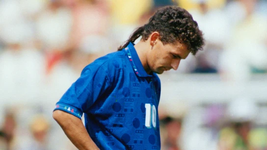 Roberto Baggio, en el Mundial de 1994 Roberto Baggio, en el Mundial de 1994