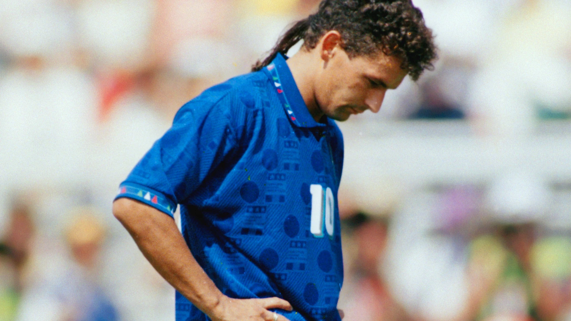 Roberto Baggio, en el Mundial de 1994