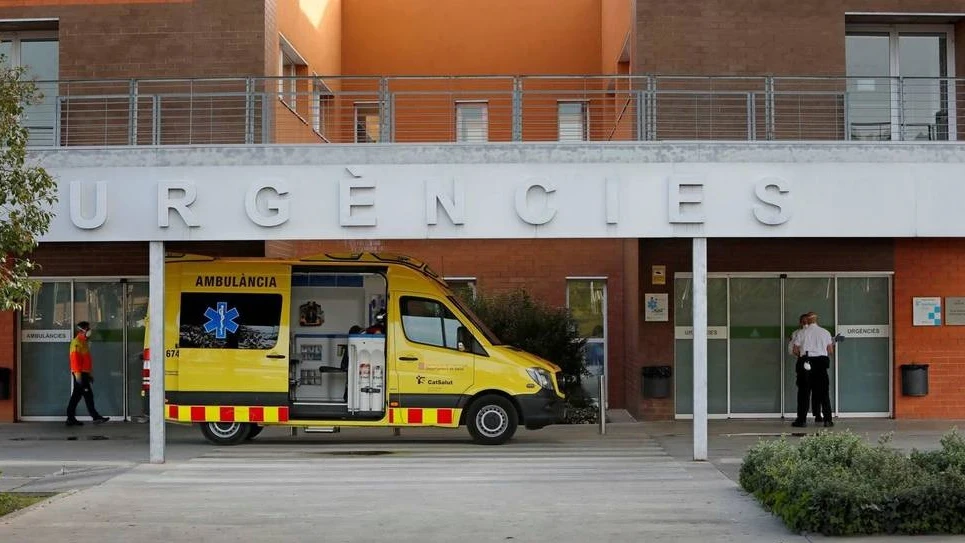 Vista del exterior del Hospital de Igualada, Barcelona