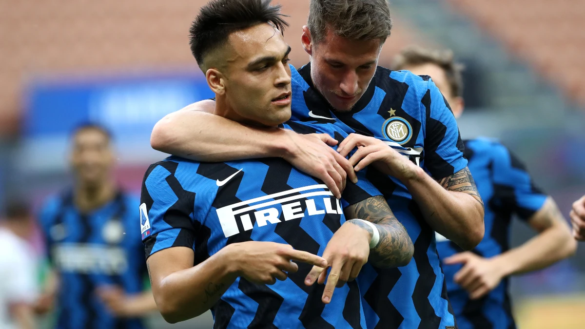 Lautaro Martínez, con el Inter