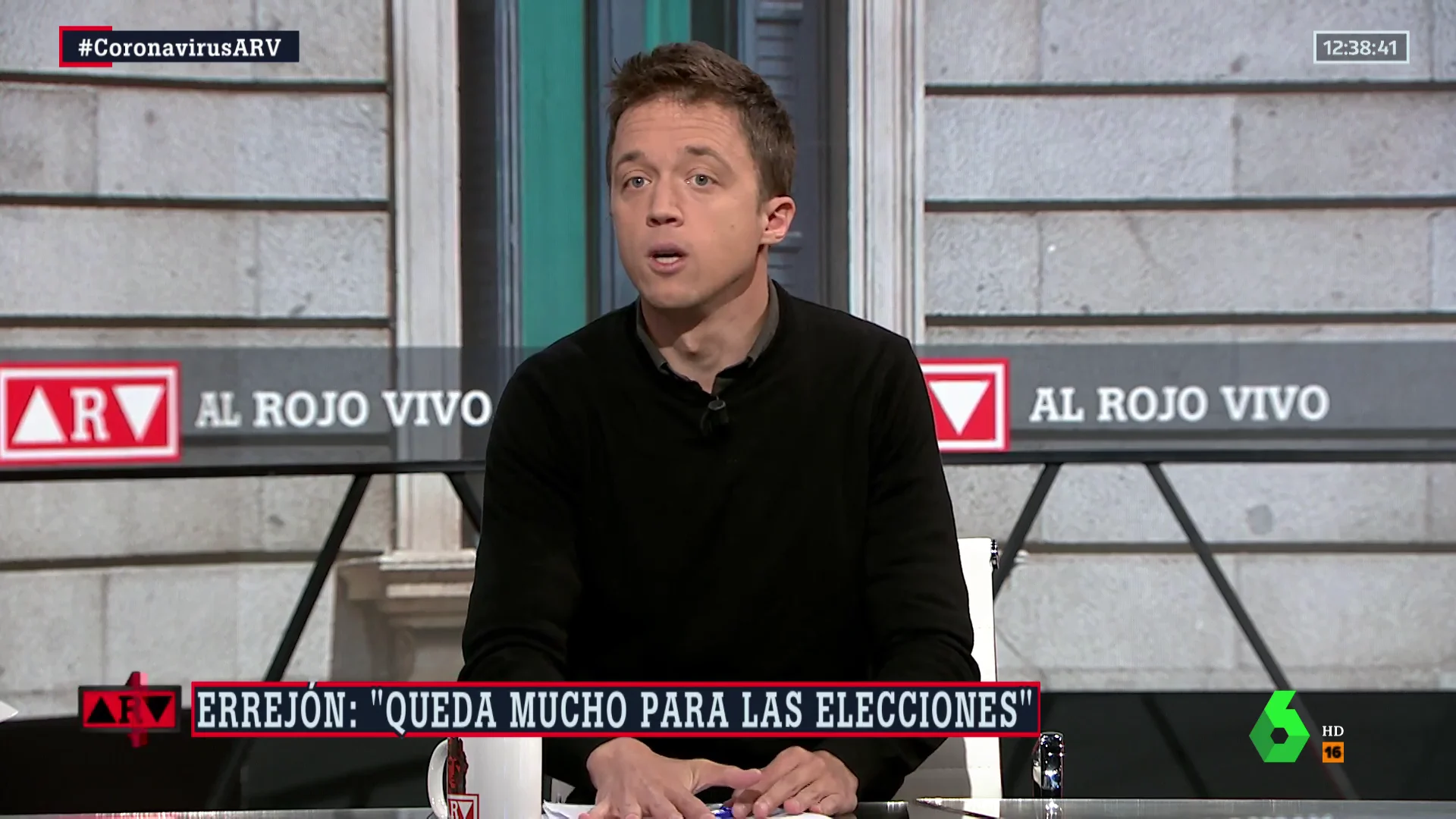 Íñigo Errejón en Al Rojo Vivo