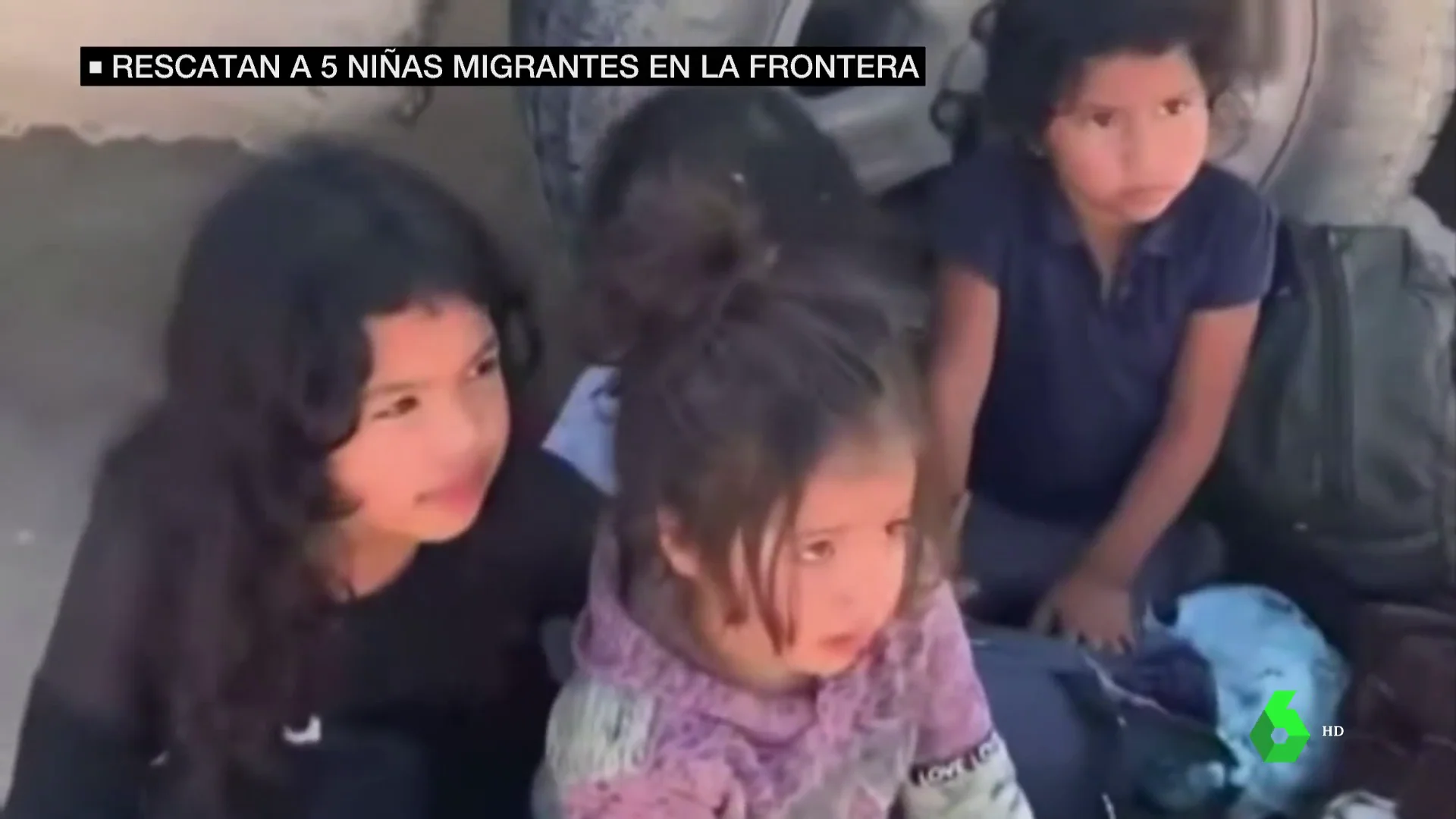 Rescatan a cinco niñas migrantes, entre ellas una bebé, abandonadas en Texas