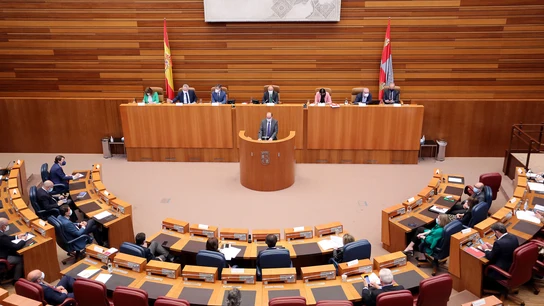 Lectura del Informe Anual del Procurador del Común, Tomás Quintana en las Cortes de Castilla y León Lectura del Informe Anual del Procurador del Común, Tomás Quintana en las Cortes de Castilla y León