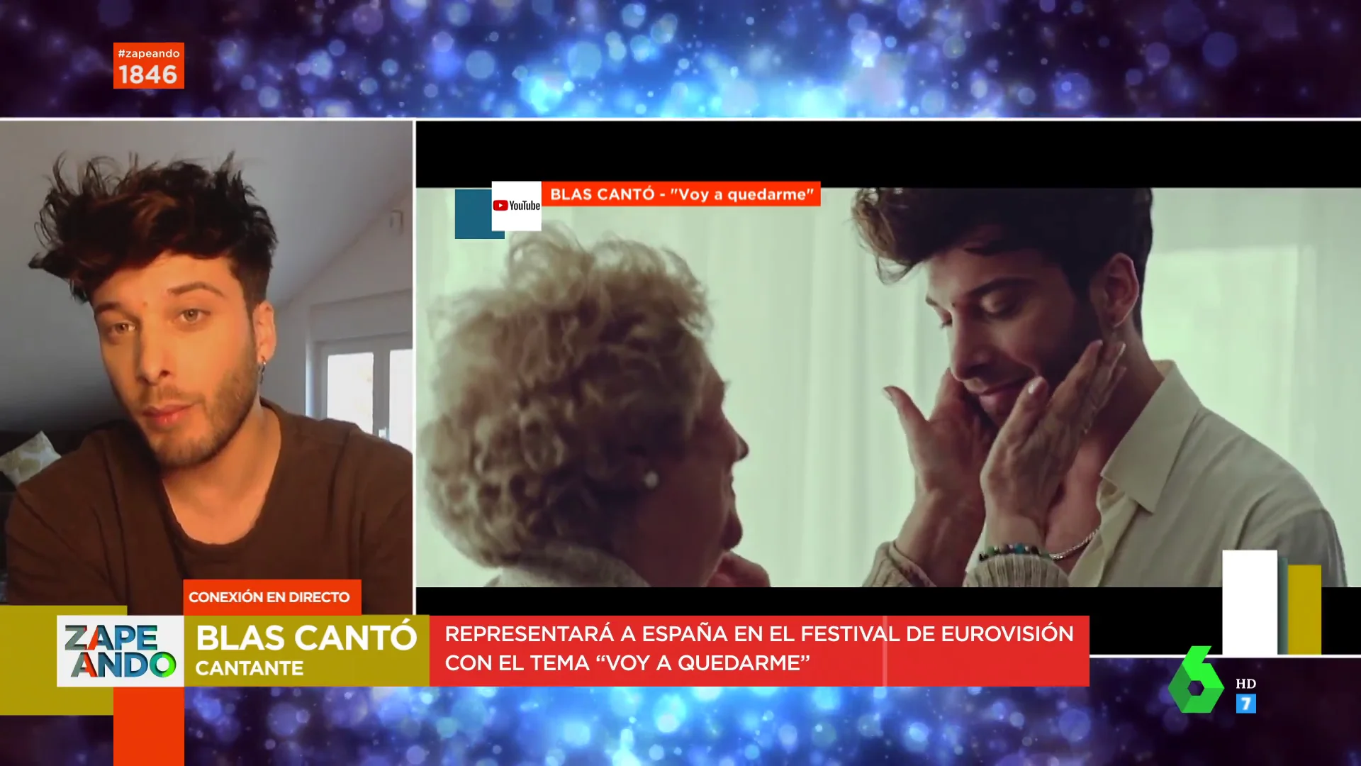 El emotivo homenaje de Blas Cantó a su abuela que interpretará en Eurovisión: "Era como mi madre y se la llevó el COVID"