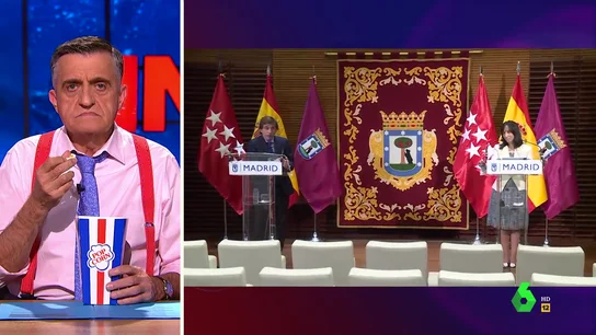 Wyoming analiza "cómo se despellejan" ante los medios Almeida y González, delegada del Gobierno en Madrid Wyoming analiza "cómo se despellejan" ante los medios Almeida y González, delegada del Gobierno en Madrid