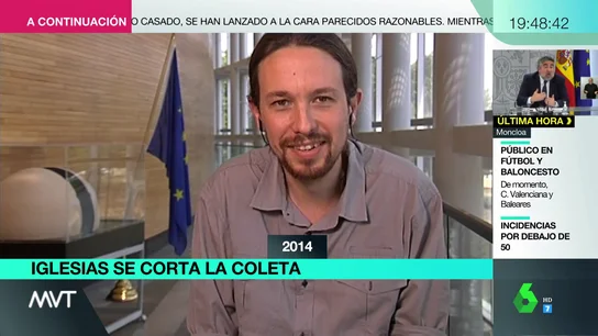 El nuevo look de Pablo Iglesias El nuevo look de Pablo Iglesias