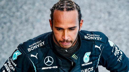 Lewis Hamilton, tras una carrera Lewis Hamilton, tras una carrera