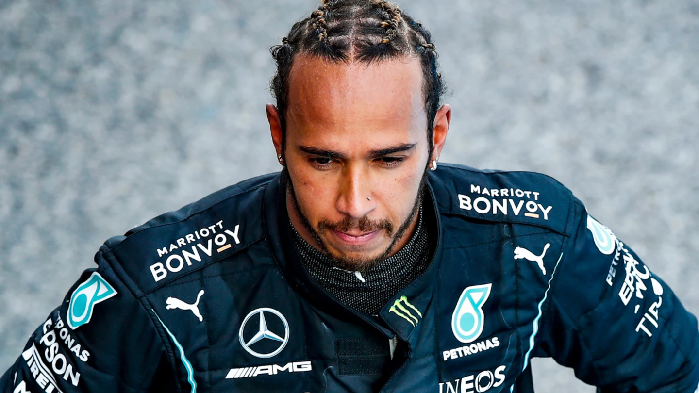 Lewis Hamilton, tras una carrera Lewis Hamilton, tras una carrera