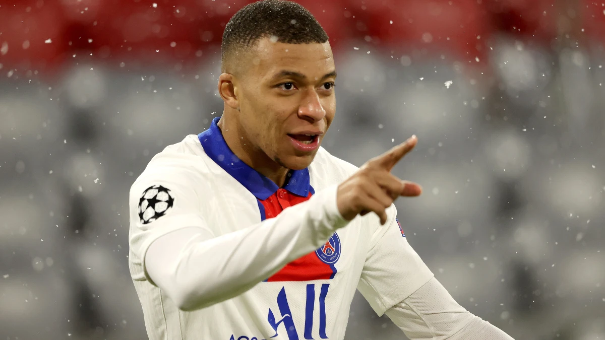 Mbappé, con el PSG