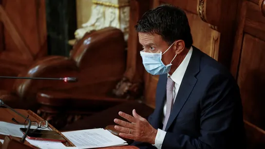 El presidente del grupo municipal de Barcelona pel Canvi y exprimer ministro francés, Manuel Valls. El presidente del grupo municipal de Barcelona pel Canvi y exprimer ministro francés, Manuel Valls.