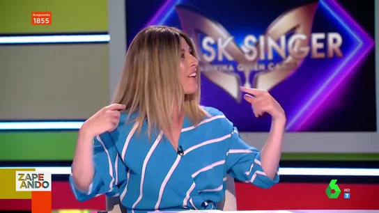 La reacción de Valeria Ros cuando Maya Pixelskaya afirma en directo que está detrás de una máscara de Mask Singer La reacción de Valeria Ros cuando Maya Pixelskaya afirma en directo que está detrás de una máscara de Mask Singer