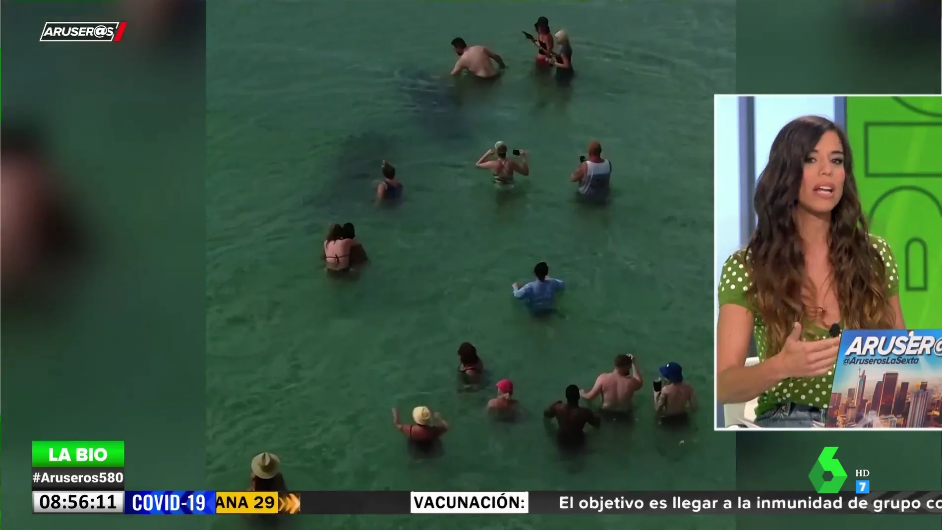 La bióloga Evelyn Segura advierte en Aruser@s sobre el peligro de nadar con algunos animales