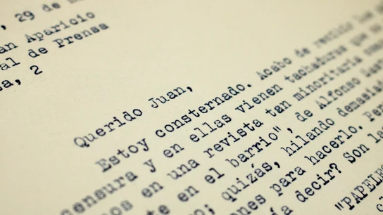 Carta enviada por Cela a Aparicio en la que se queja por las decisiones de la censura Carta enviada por Cela a Aparicio en la que se queja por las decisiones de la censura