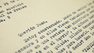Carta enviada por Cela a Aparicio en la que se queja por las decisiones de la censura