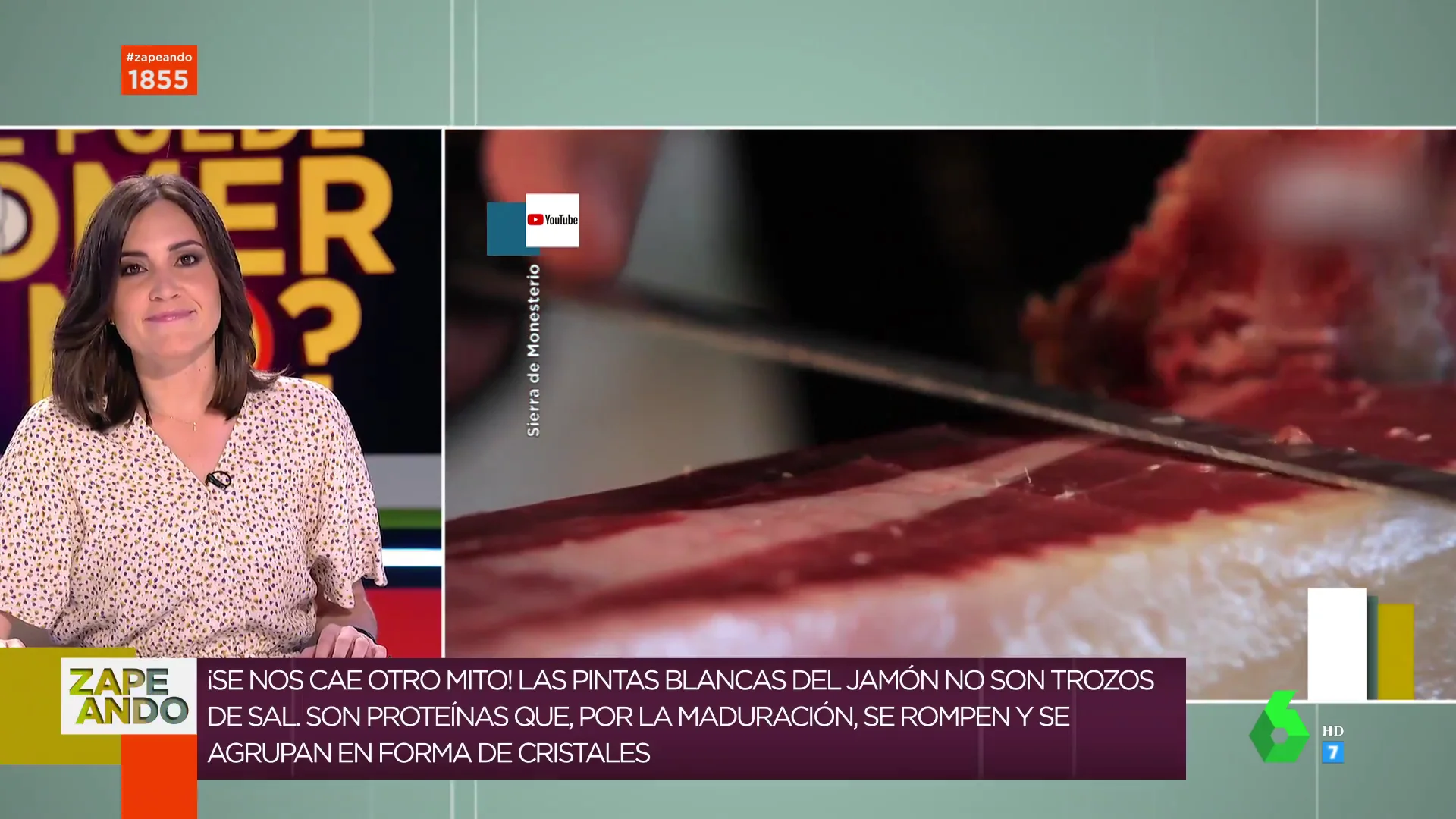 La realidad detrás de los cristales de tirosina en el jamón serrano: esto es lo que esconden las pintas blancas